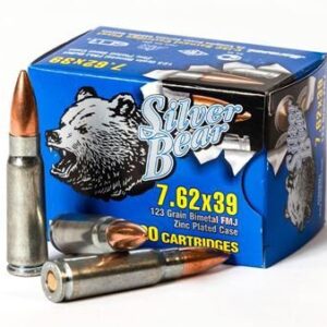 Whether you're using it for target practice, range sessions, or stockpiling for future use, this ammo delivers consistent performance. silver bear 7.62x39