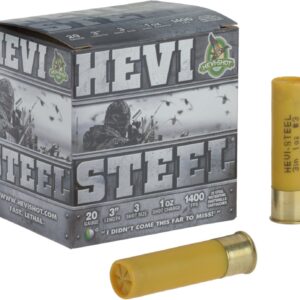 Offering superior accuracy and compliance with hunting regulations, this ammo is perfect for taking down waterfowl with precision. hevi steel shot