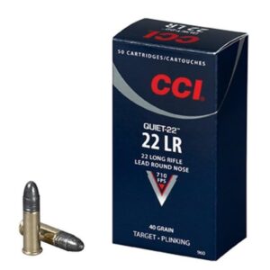 The CCI Quiet Semi-Auto Ammunition 22 Long Rifle Subsonic 45 Grain Lead Round Nose offers a unique blend of low noise, reliable cycling, and Precision.