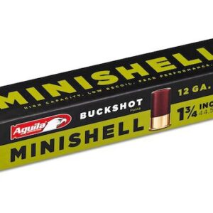 The aguila minishell 12 gauget is ideal for new shooters and those sensitive to recoil, allowing a comfortable and enjoyable shooting experience.