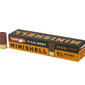 Whether you’re a beginner or a seasoned marksman, these shells provide a superior shooting experience. aguila 12 gauge minishell