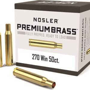Elevate your shooting experience with Nosler Custom Brass 270 Winchester – where precision meets performance. winchester 270 value