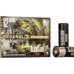 federal premium black cloud tss is built for reliability in all weather conditions. The high-quality components, including a moisture-resistant primer