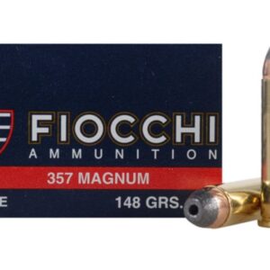 fiocchi 357 magnum ammo Shooting Dynamics 148 Grain SJHP is an exceptional choice for self-defense, target practice, and law enforcement.