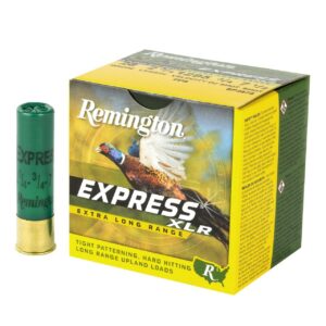 The remington express offers a lighter recoil compared to larger gauges like 12 or 20, making it a favorite for long hunts where multiple shots are fired.