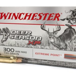 This winchester deer season xp ammunition offers reliable accuracy, devastating terminal performance, and consistent results in the field.