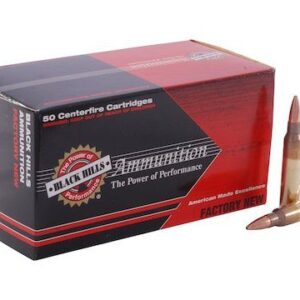 Whether you’re a competitive shooter, a tactical professional, or simply a firearm enthusiast, this ammunition delivers reliability. black hills 5.56