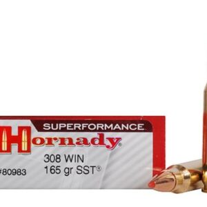 With advanced Super Shock Tip technology, enhanced velocity, and minimal recoil, this ammo delivers accuracy & performance. hornady sst 308 165 gr bullets