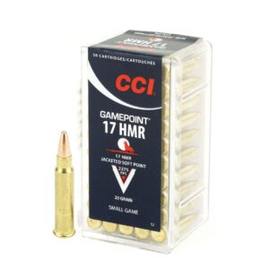 Whether you're hunting varmints or simply enjoying a day at the range, cci gamepoint 17 hmr offers the ideal combination of precision, power, & performance.