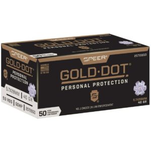 Each box of speer gold dot 300 blackout 20 rounds is meticulously crafted to ensure precision, reliability, and stopping power, no matter the scenario.