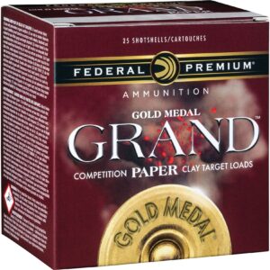 Experience world-class shooting performance and take your skills to the next level with Federal Premium Gold Medal Grand. Federal Gold Medal shotshells