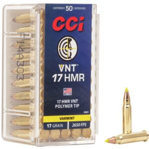 The cci 17 hmr varmint 17 Grain Speer VNT Shot is the ideal solution for hunters and shooters seeking reliability, precision, and explosive performance.