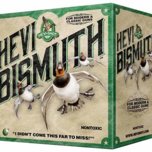 Its advanced bismuth composition delivers excellent patterns, & reliable knockdown power, and is safe for older shotguns. hevi bismuth 410