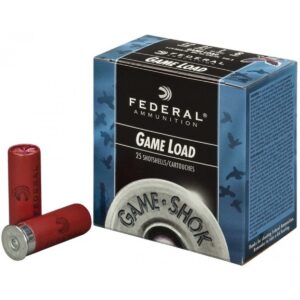 Federal game shok Game Load Ammunition in 12 gauge offers hunters reliable performance for various game shooting scenarios. With a focus on quality