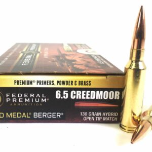 Invest in Federal Premium Gold Medal Berger and experience the difference in your shooting performance. 6.5 creedmoor hunting ammo