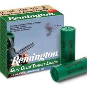 The remington gun club target loads ammunition is designed to produce reduced recoil, making it comfortable to shoot, especially during extended practice.