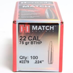 Hornady Match Bullets 22 Caliber (224 Diameter) 75 Grain Hollow Point Boat Tail Trust Hornady to deliver quality and performance. Is Hornady ammo good