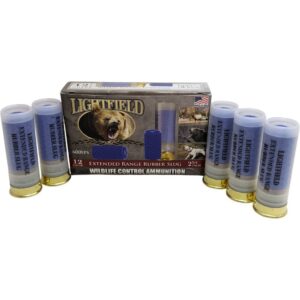 The lightfield home defender Rubber Star Slug is designed for close-range encounters, typically within a range of 10 to 20 feet.