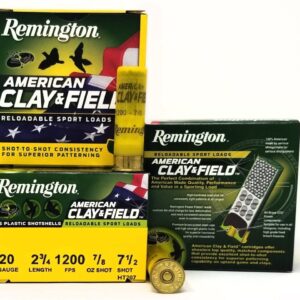 The remington american clay and field Ammunition 410 bore 2-1/2" 1/2 oz is an excellent choice for shooters seeking high-quality, reliable ammunition.