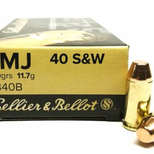With its consistent performance, clean-burning powder, & trusted brand name, it stands out as one of the best options for sellier & bellot 40 s&w 180gr fmj