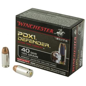Whether you're defending your home or carrying for personal protection, trust winchester 40 s&w 165 grain to deliver when it matters most.