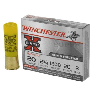 Perfect for various applications, this winchester super x 20 gauge ammunition offers versatility and performance in every shell.