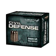 This liberty civil defense 9mm ammunition provides the accuracy, reliability, and stopping power you need when it matters most.