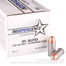 Whether you're a seasoned shooter or just getting started, you can count on independence 45 acp for top-tier performance.