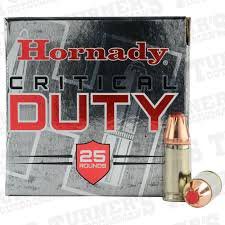 This 9mm luger hornady critical duty bullet ensures superior barrier penetration and terminal performance, making it a trusted option.