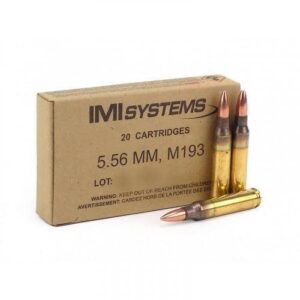Order today and elevate your shooting experience with military-grade ammunition trusted by professionals worldwide. imi 5.56x45mm 55 grain m193
