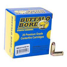 Buy Buffalo Bore Ammunition 45 Colt (Long Colt) +P 260 Grain Jacketed Hollow Point it delivers the performance you ever need.
