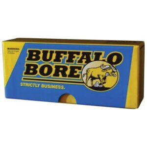This buffalo bore .45-70 ammunition is ideal for a variety of applications, including big game hunting and personal defense.