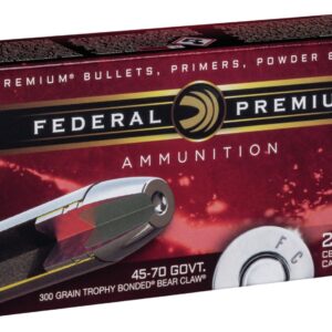 Don't miss the opportunity to elevate your hunting game with this top-of-the-line federal premium 45-70 Government 300 Grain ammunition.