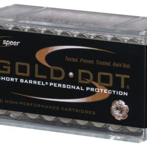 The speer gold dot short barrel 22 magnum delivers for those who prioritize self-defense & need reliable, high-performing for their short-barrel firearms.